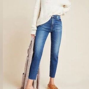 AG Adriano Goldschmied Isabelle high rise straight jeans brand new 30